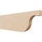 Ekena Millwork 2in. W x 8in. H x 24in. L Del Monte Woodgrain TimberThane Rafter Tail, Primed Tan RFTUR02X08X24DELRCPR - alternate 1